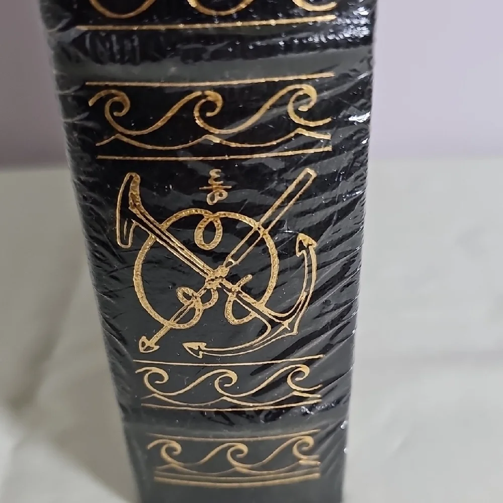 Moby Dick or The Whale By Herman Melville Black and Gold Hard Cover New Sealed.